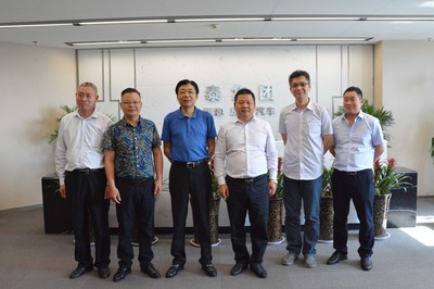 泰州高新区张国局长一行参观考察工立方打工网总部